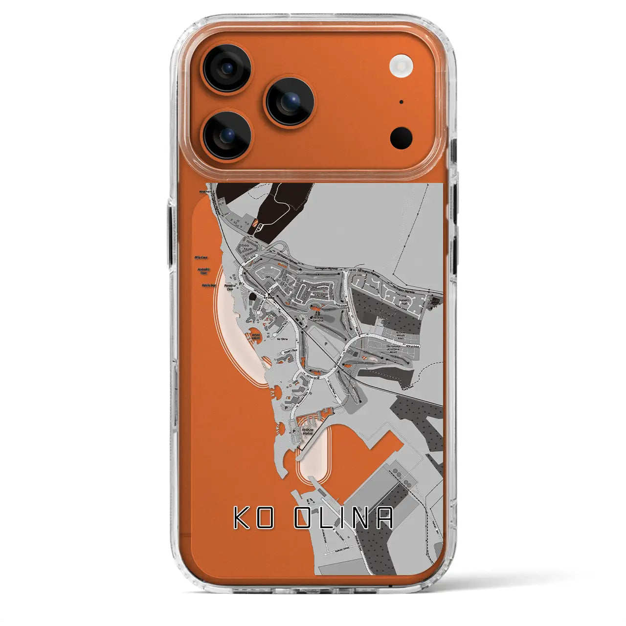 【コオリナ(アメリカ)】地図柄iPhoneケース(MagSafeタイプ)