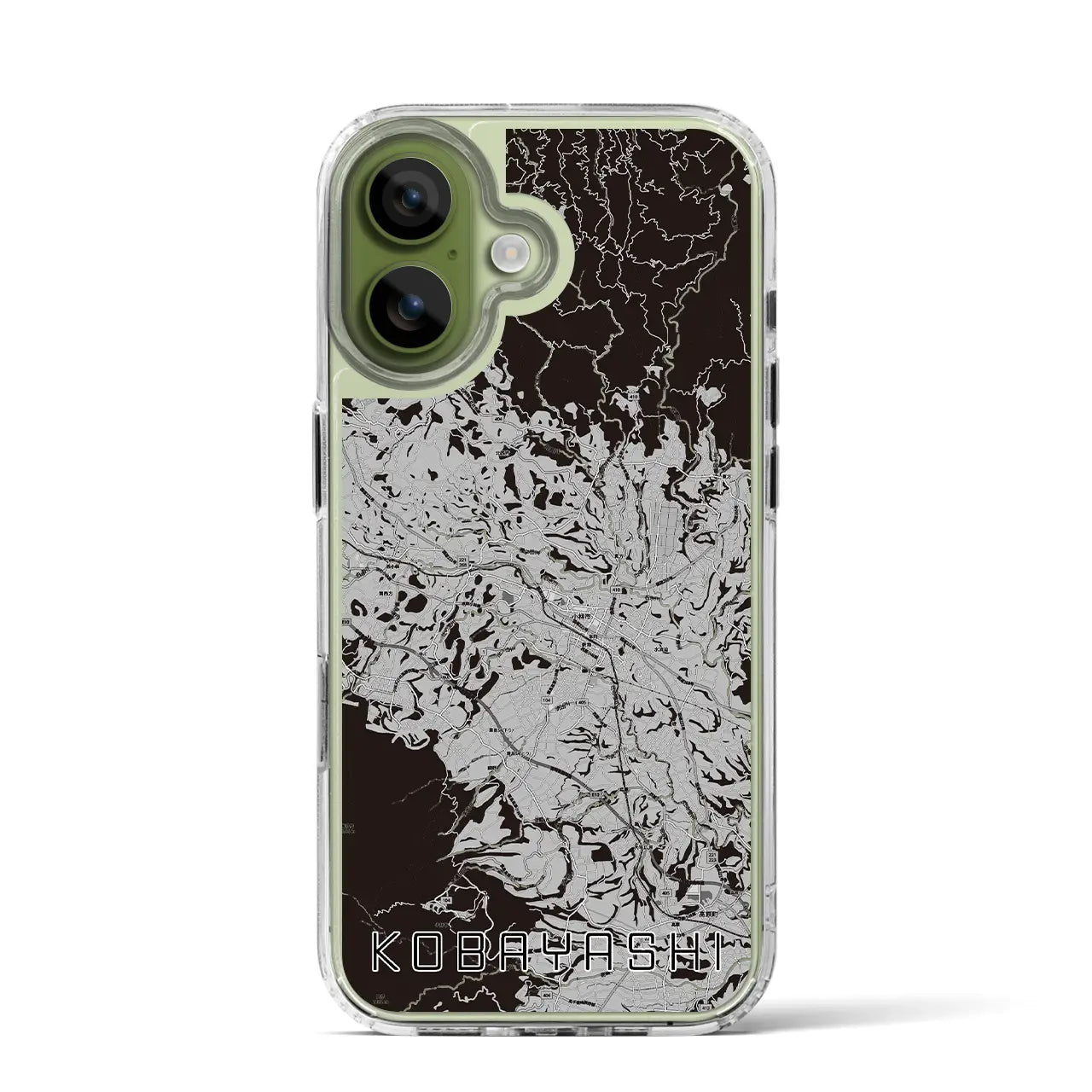 【小林(宮崎県)】地図柄iPhoneケース(MagSafeタイプ)