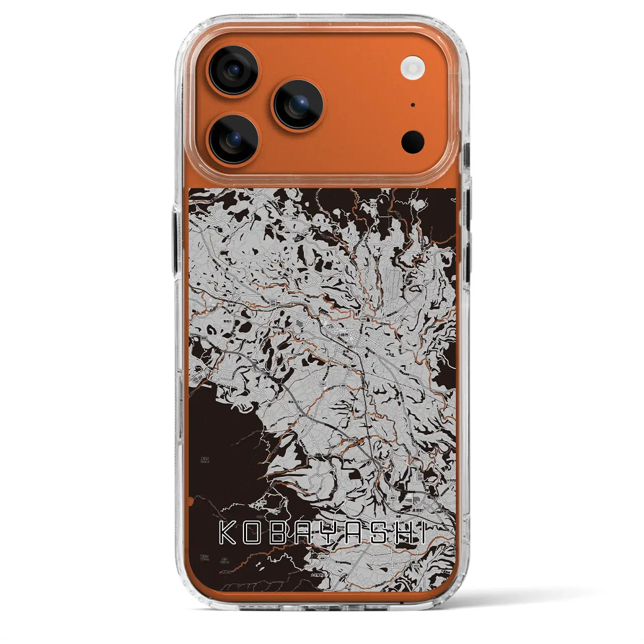 【小林(宮崎県)】地図柄iPhoneケース(MagSafeタイプ)