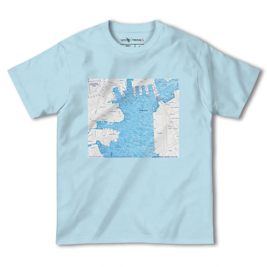 【神戸港(兵庫県)】海図Tシャツ