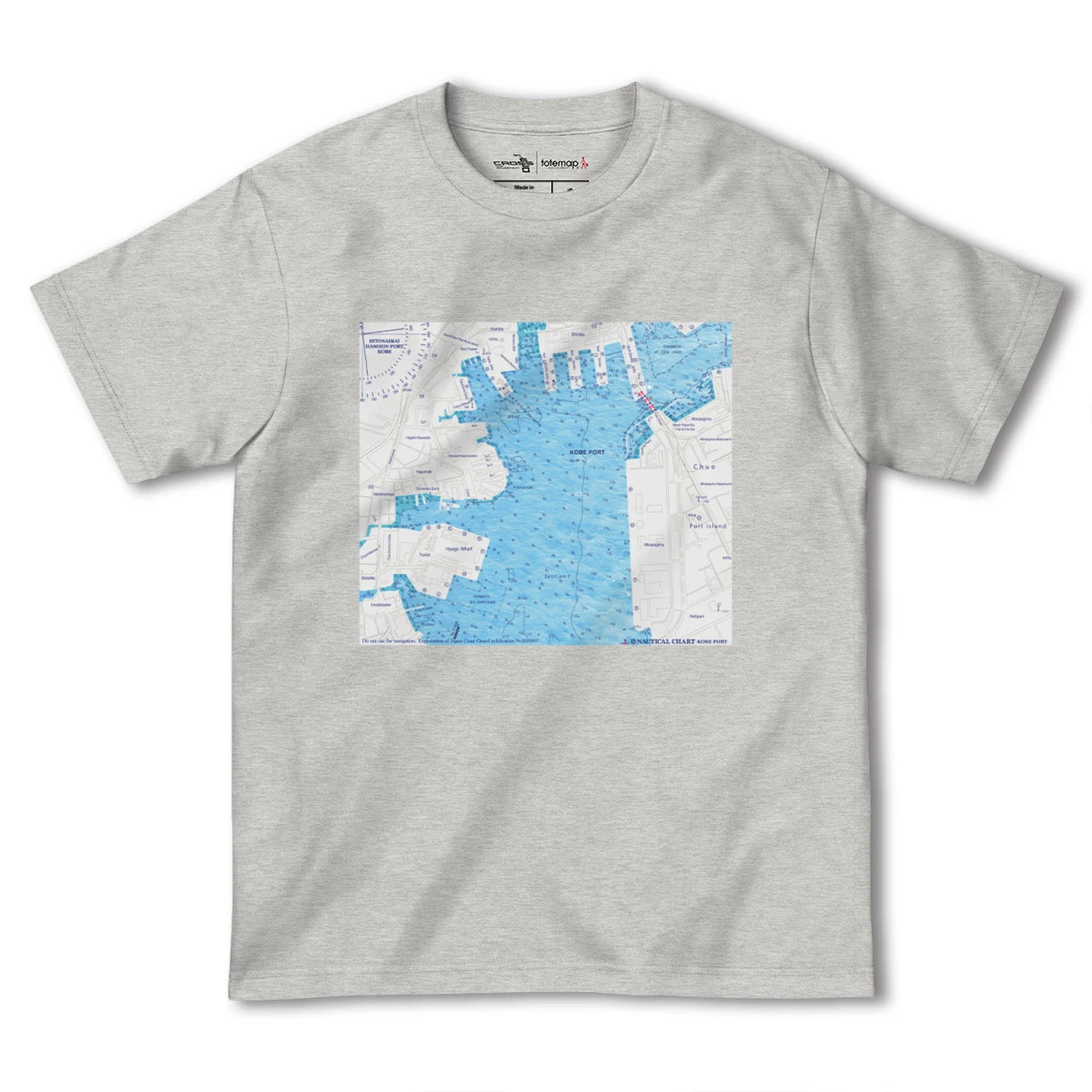 【神戸港(兵庫県)】海図Tシャツ