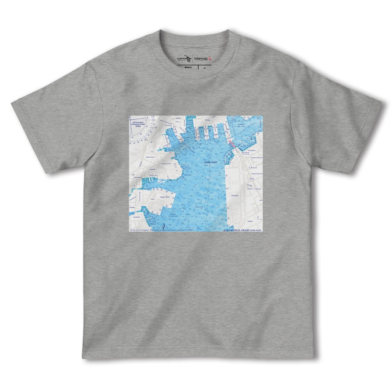 【神戸港(兵庫県)】海図Tシャツ