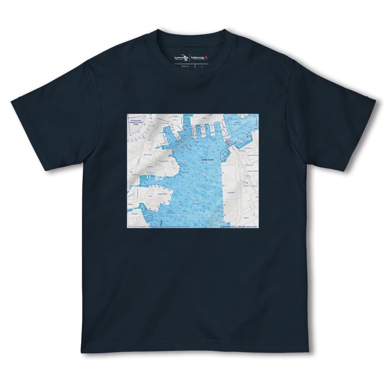 【神戸港(兵庫県)】海図Tシャツ