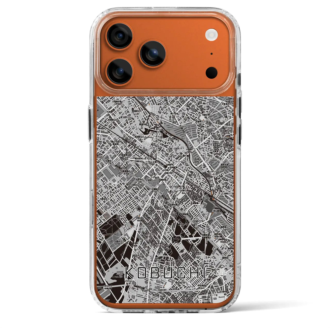 【古淵(神奈川県)】地図柄iPhoneケース(MagSafeタイプ)