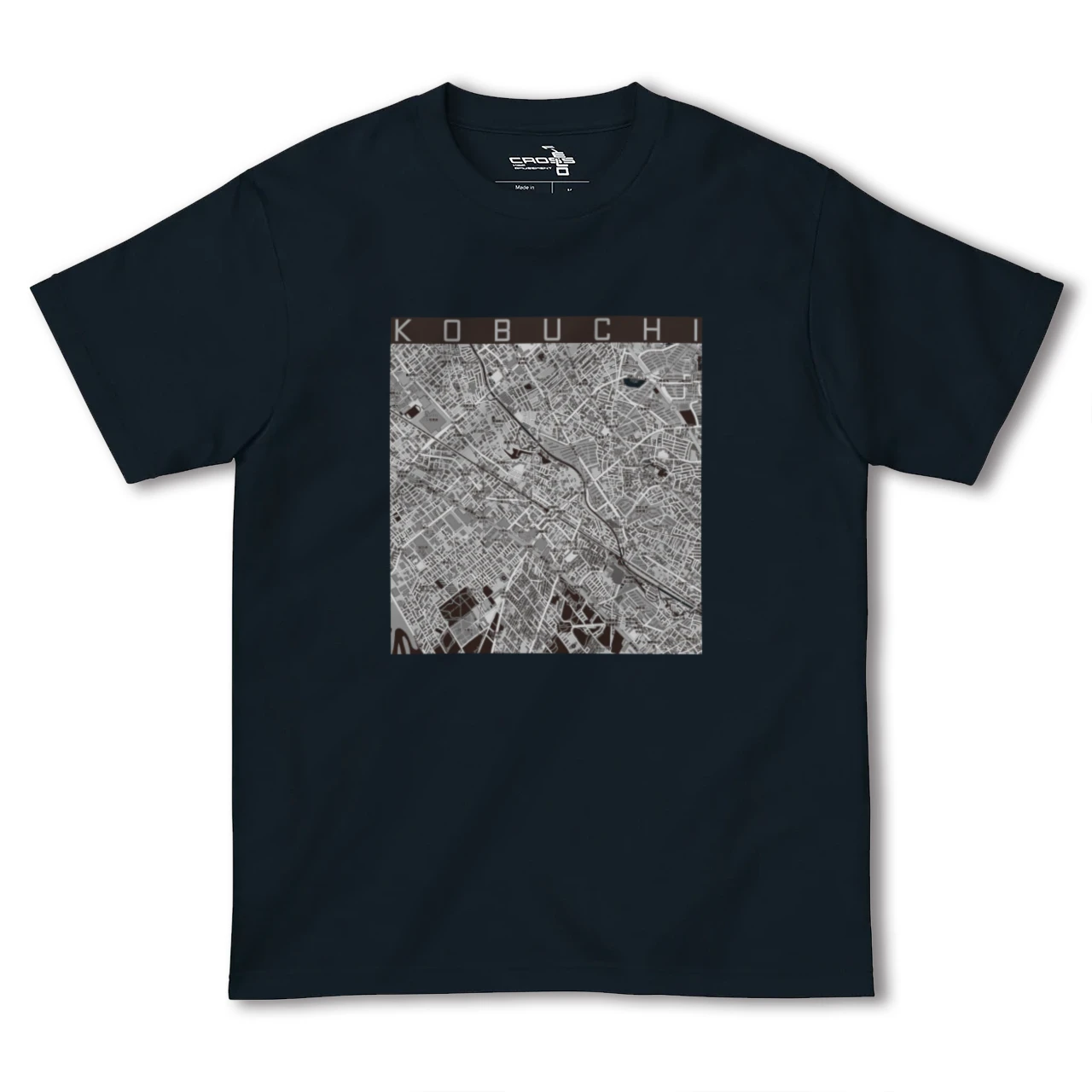 【古淵(神奈川県)】地図柄ヘビーウェイトTシャツ