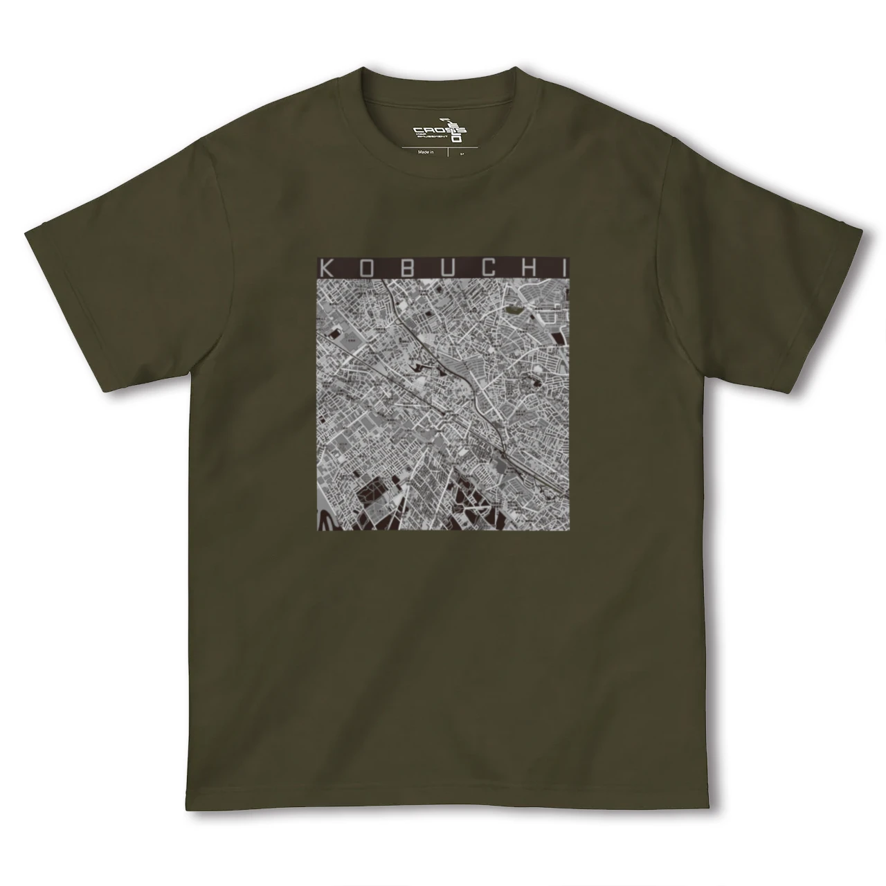 【古淵(神奈川県)】地図柄ヘビーウェイトTシャツ