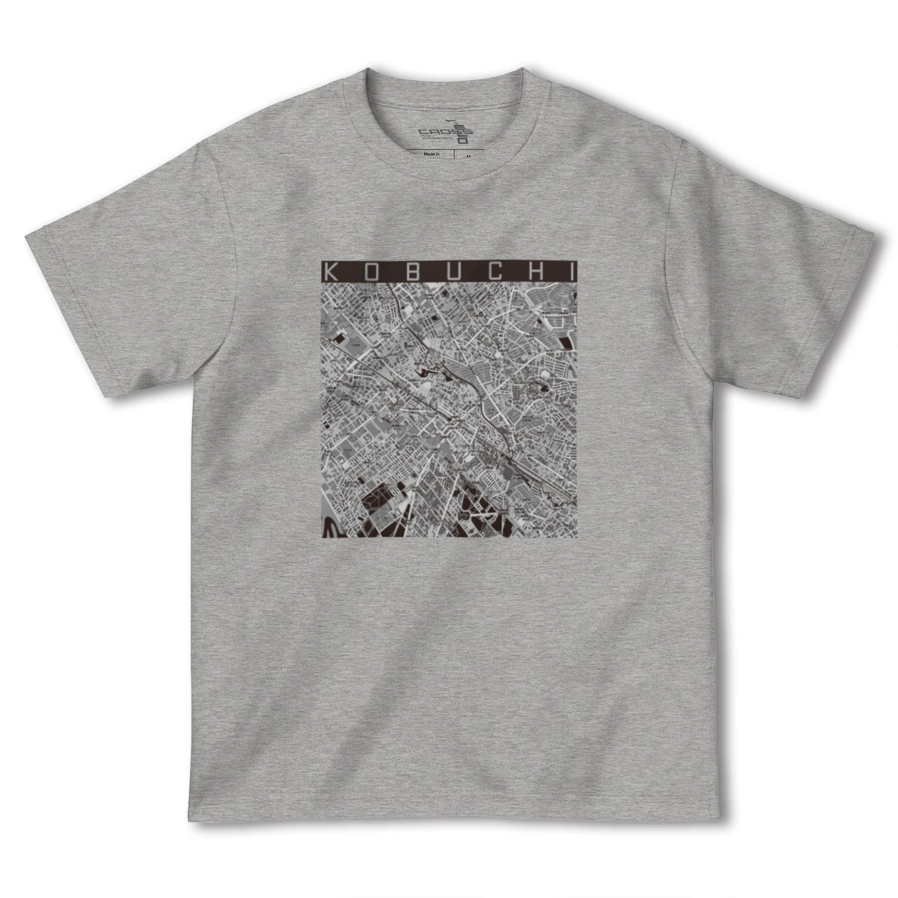 【古淵(神奈川県)】地図柄ヘビーウェイトTシャツ