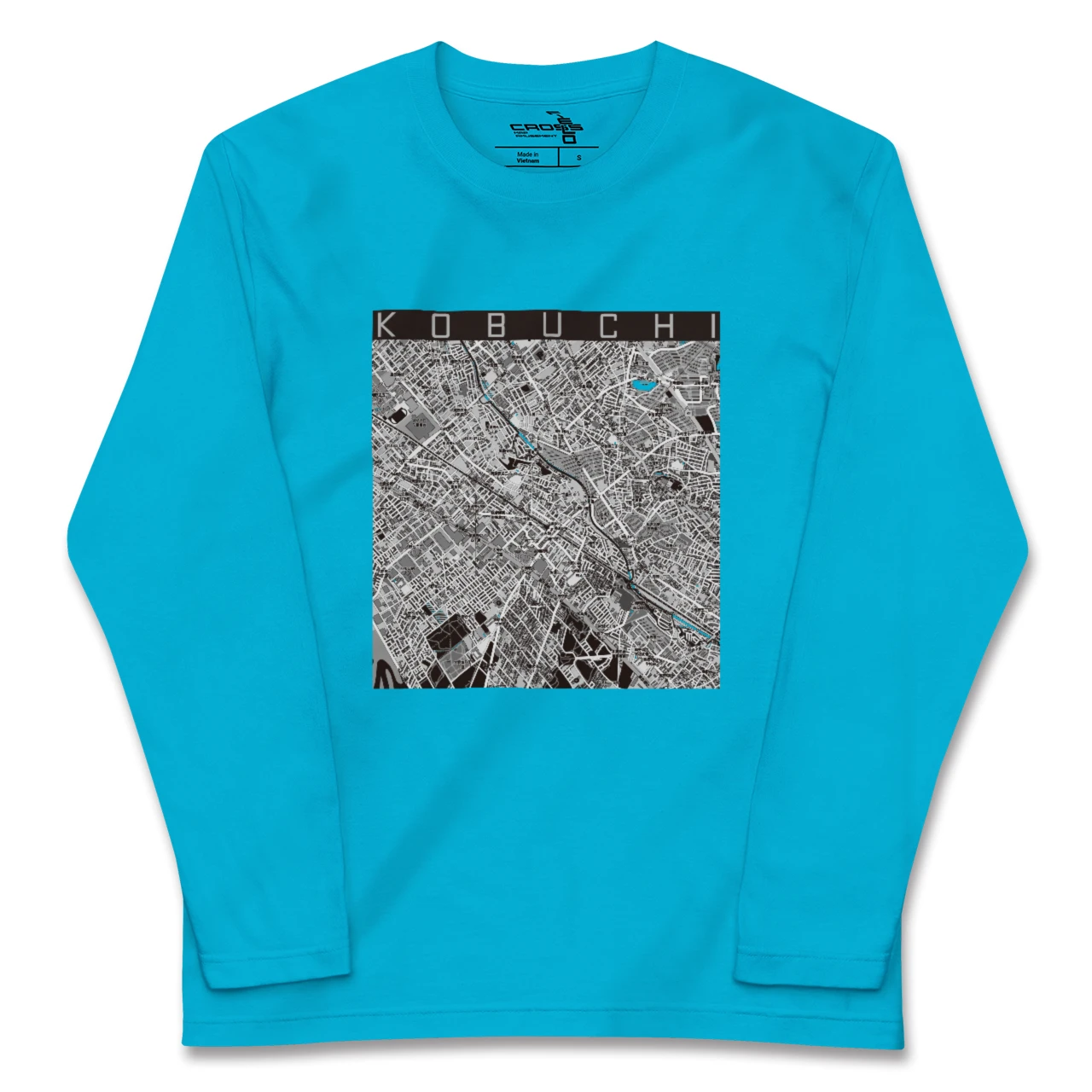 【古淵(神奈川県)】地図柄ロングスリーブTシャツ