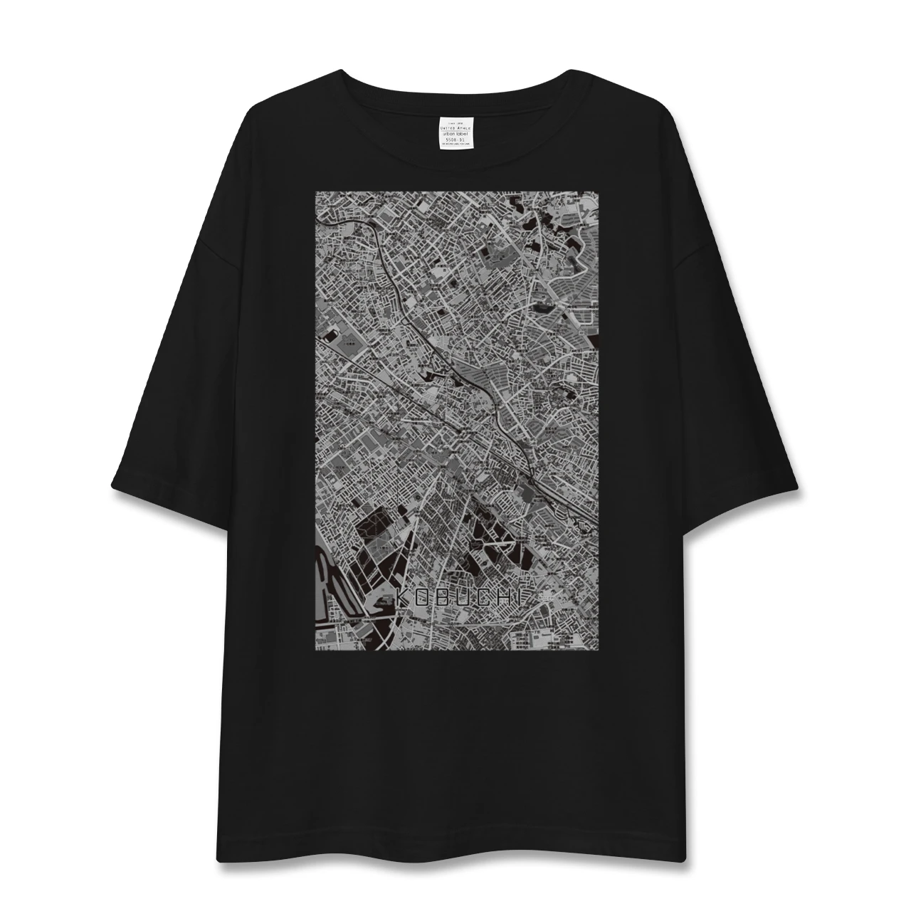 【古淵(神奈川県)】地図柄ビッグシルエットTシャツ