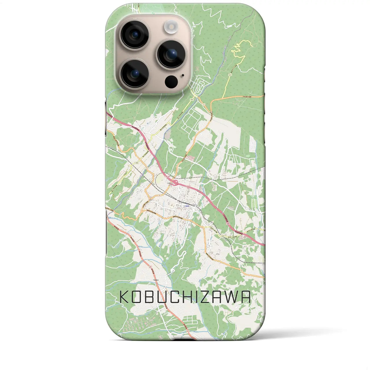 【小淵沢(山梨県)】地図柄iPhoneケース(バックカバータイプ)