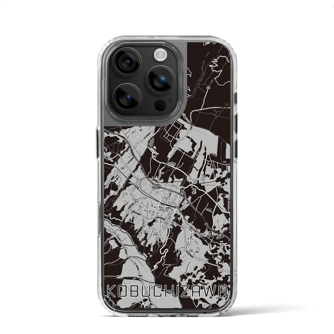 【小淵沢(山梨県)】地図柄iPhoneケース(MagSafeタイプ)