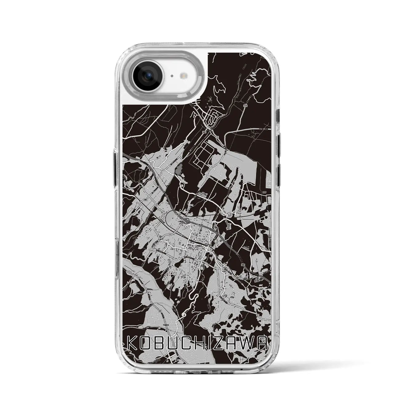 【小淵沢(山梨県)】地図柄iPhoneケース(MagSafeタイプ)