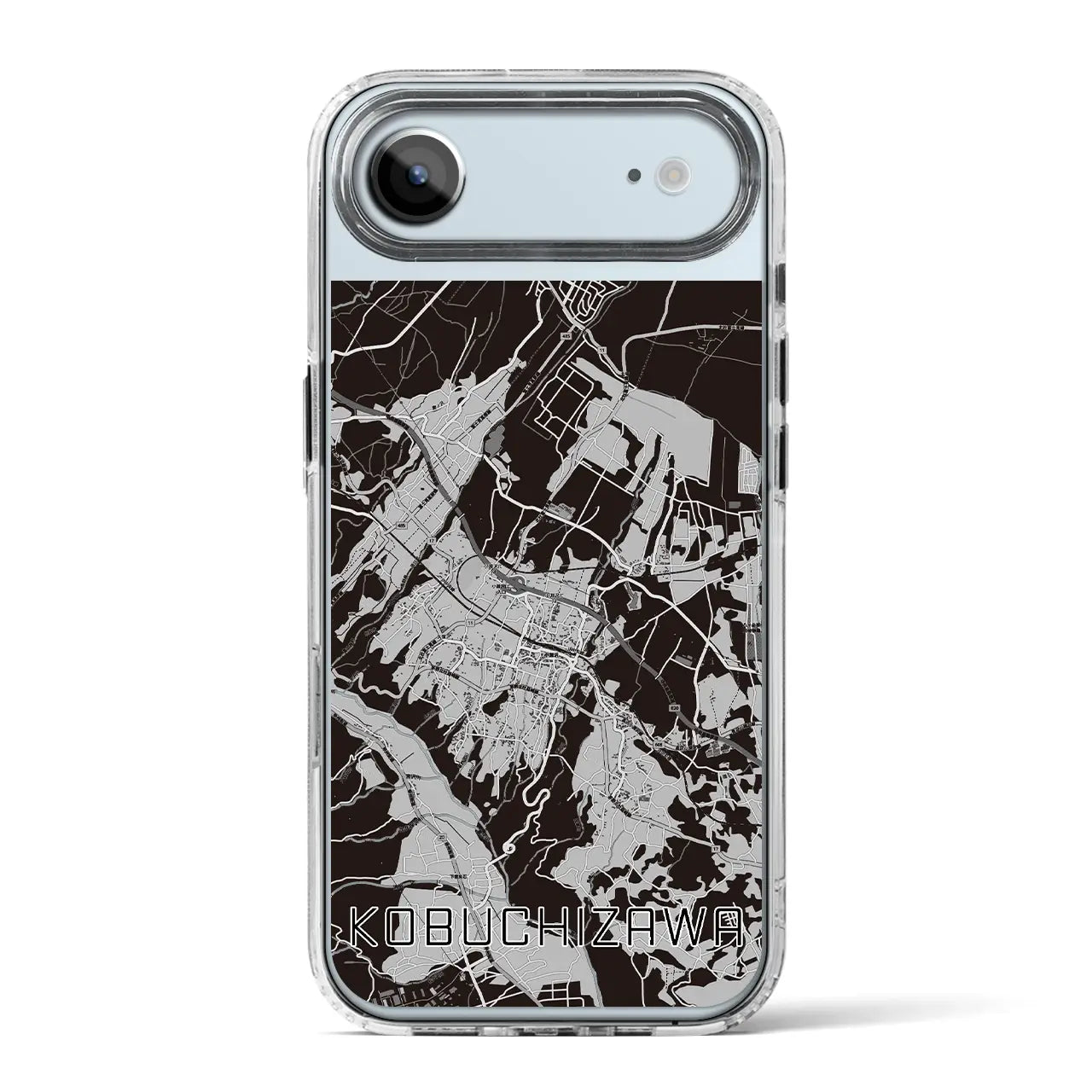 【小淵沢(山梨県)】地図柄iPhoneケース(MagSafeタイプ)