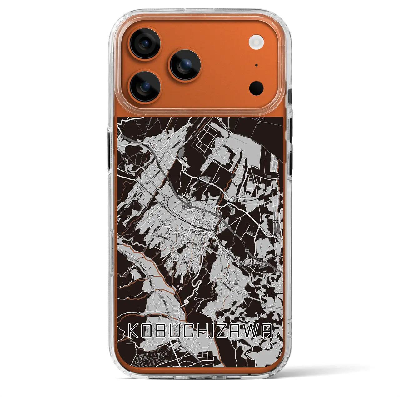 【小淵沢(山梨県)】地図柄iPhoneケース(MagSafeタイプ)