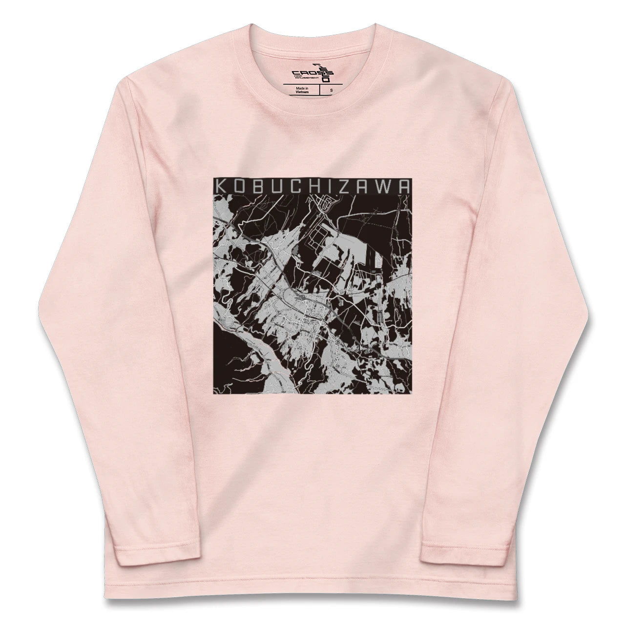 【小淵沢(山梨県)】地図柄ロングスリーブTシャツ