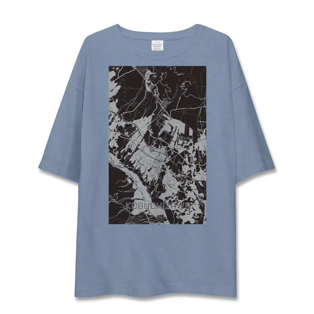 【小淵沢(山梨県)】地図柄ビッグシルエットTシャツ