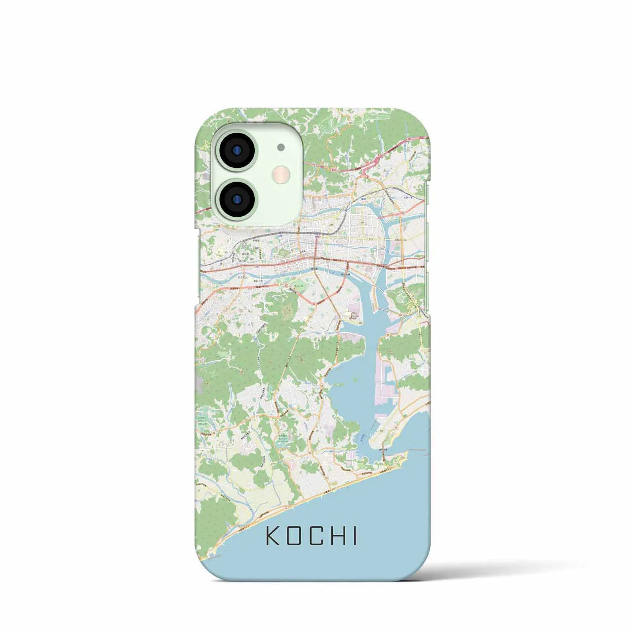 【高知(高知県)】地図柄iPhoneケース(バックカバータイプ)