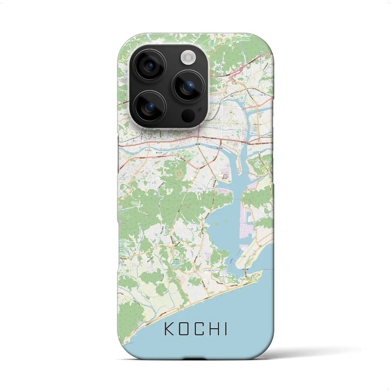 【高知(高知県)】地図柄iPhoneケース(バックカバータイプ)