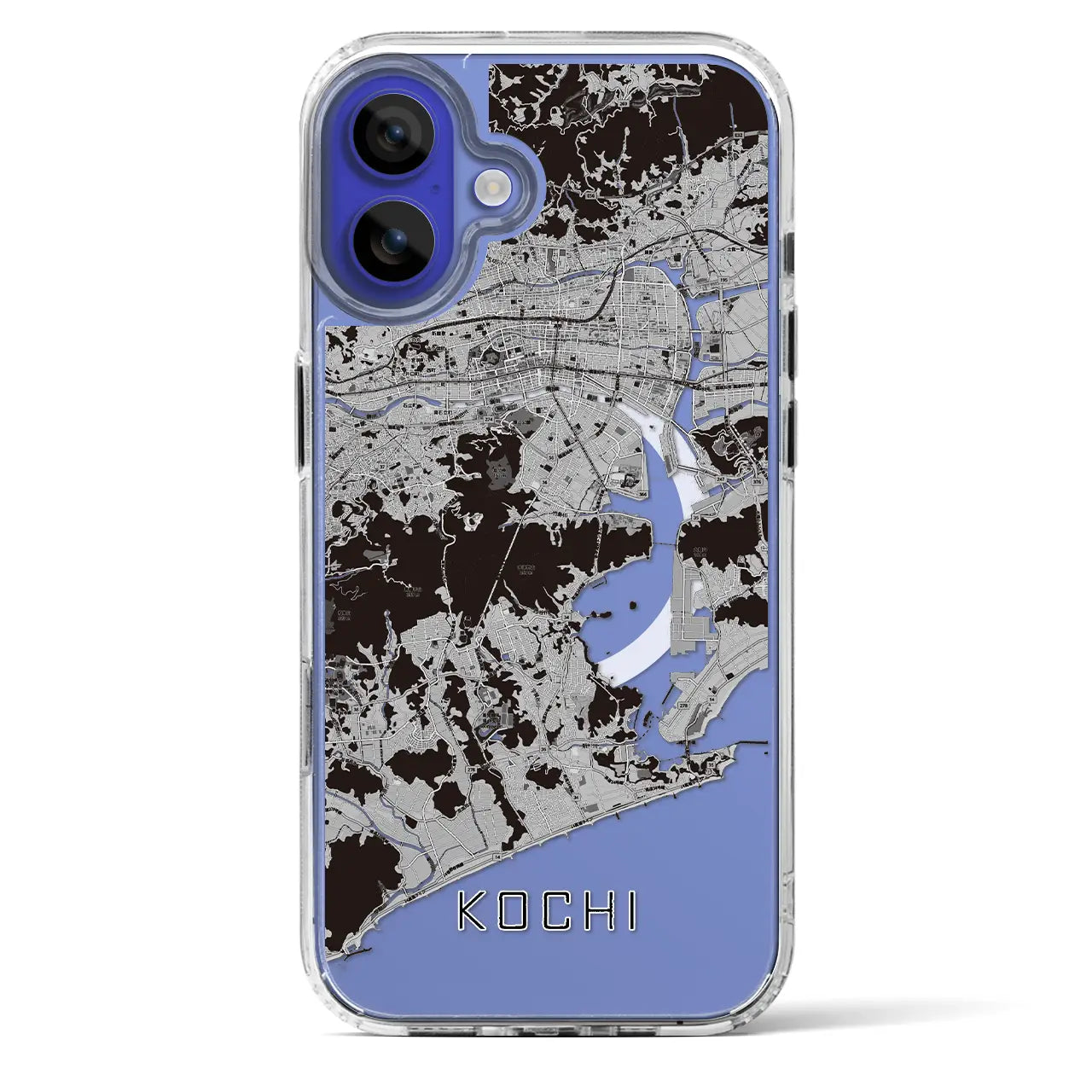 【高知(高知県)】地図柄iPhoneケース(MagSafeタイプ)