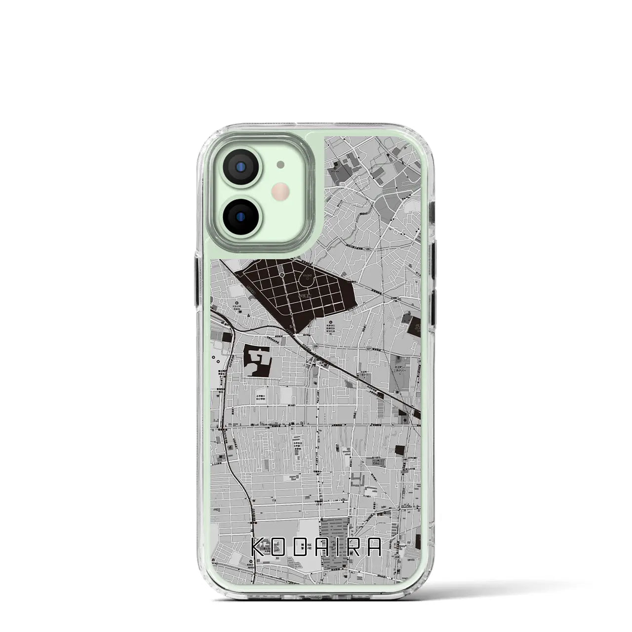 【小平(東京都)】地図柄iPhoneケース(MagSafeタイプ)