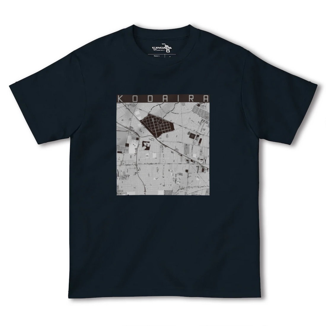 【小平(東京都)】地図柄ヘビーウェイトTシャツ