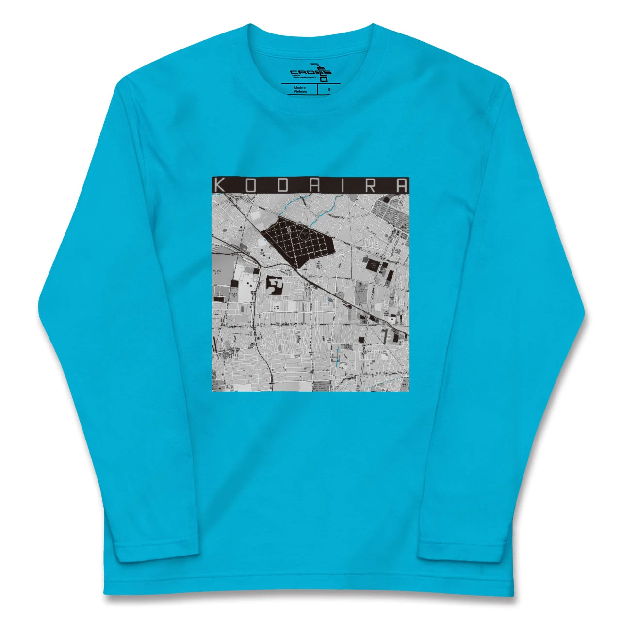 【小平(東京都)】地図柄ロングスリーブTシャツ