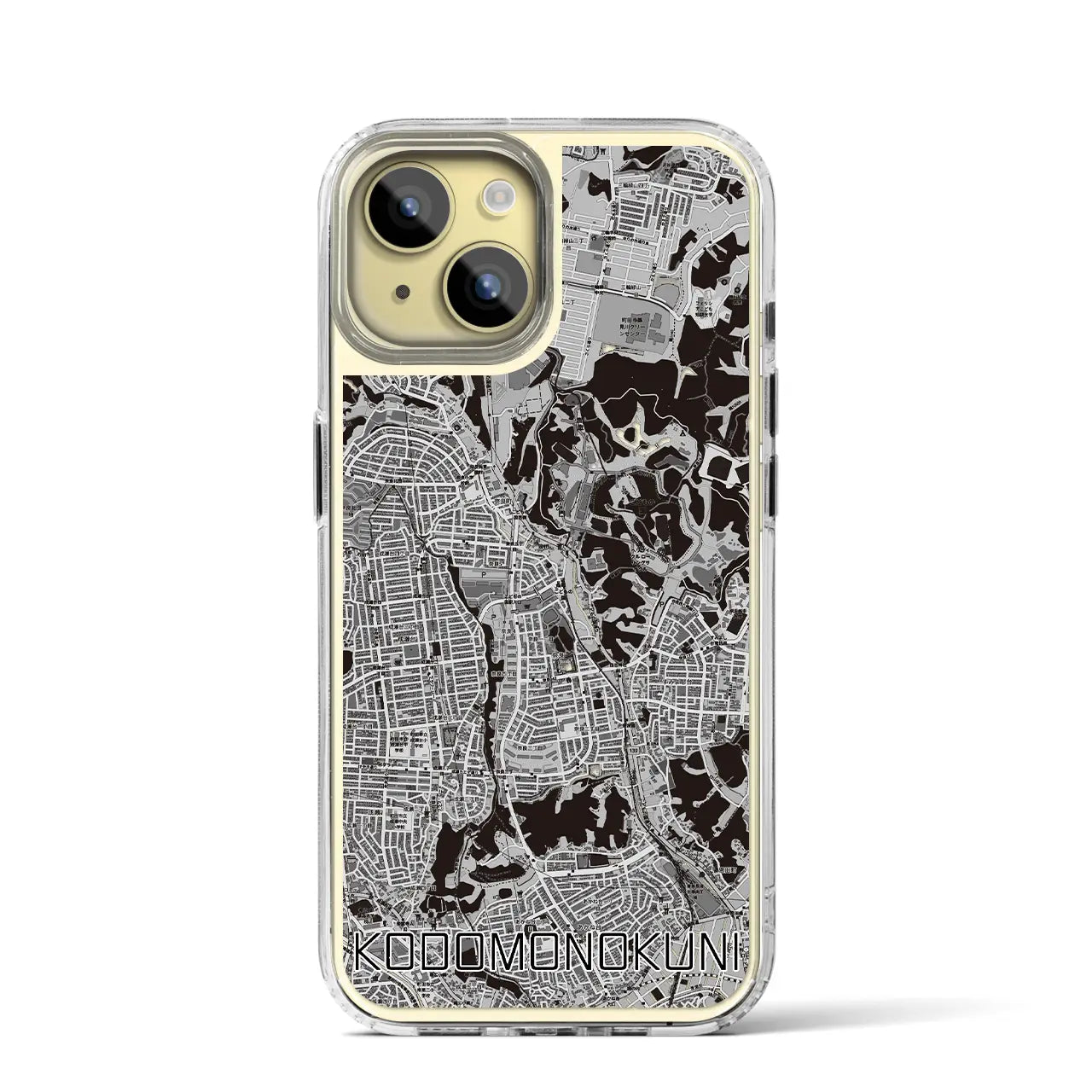 【こどもの国(神奈川県)】地図柄iPhoneケース(MagSafeタイプ)