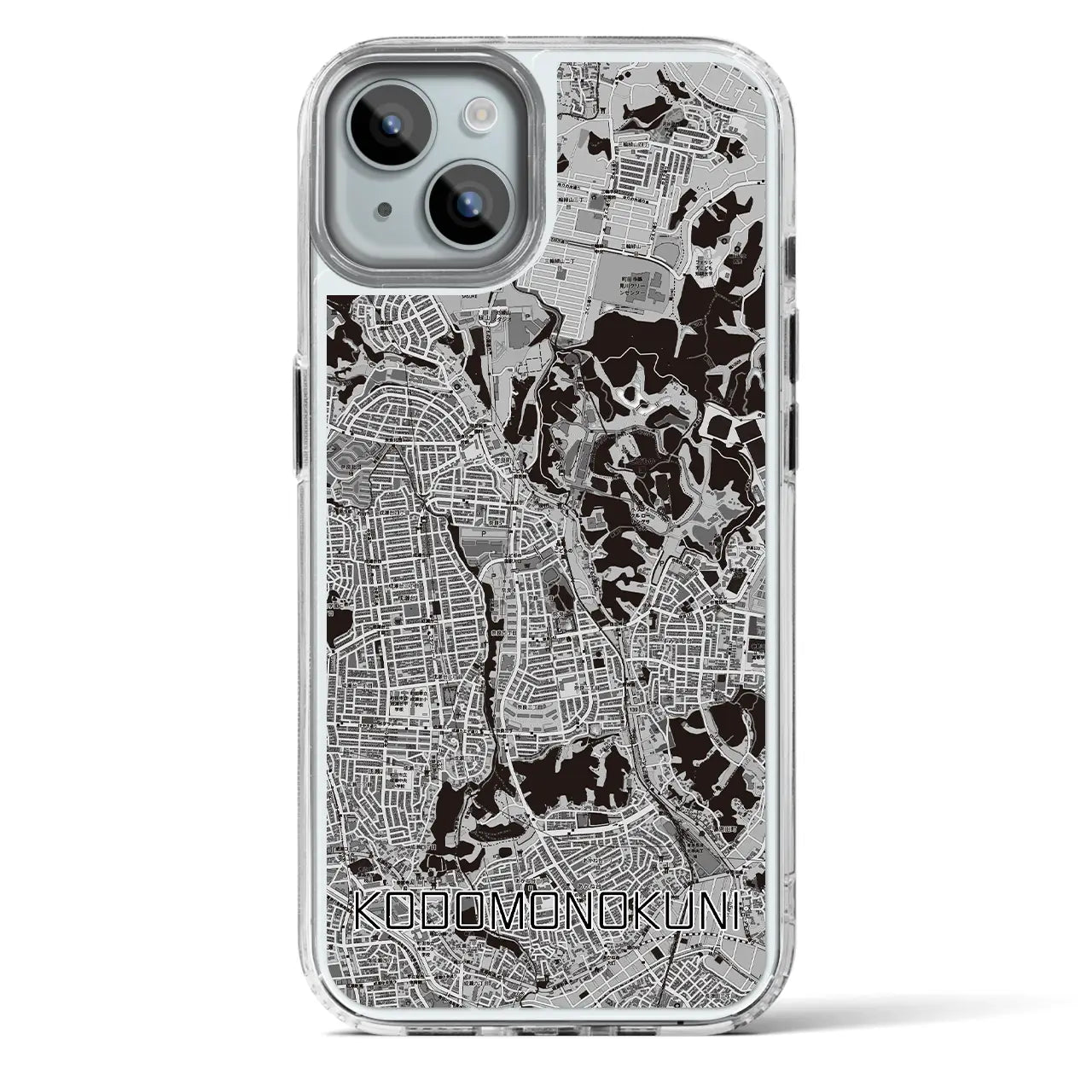 【こどもの国(神奈川県)】地図柄iPhoneケース(MagSafeタイプ)