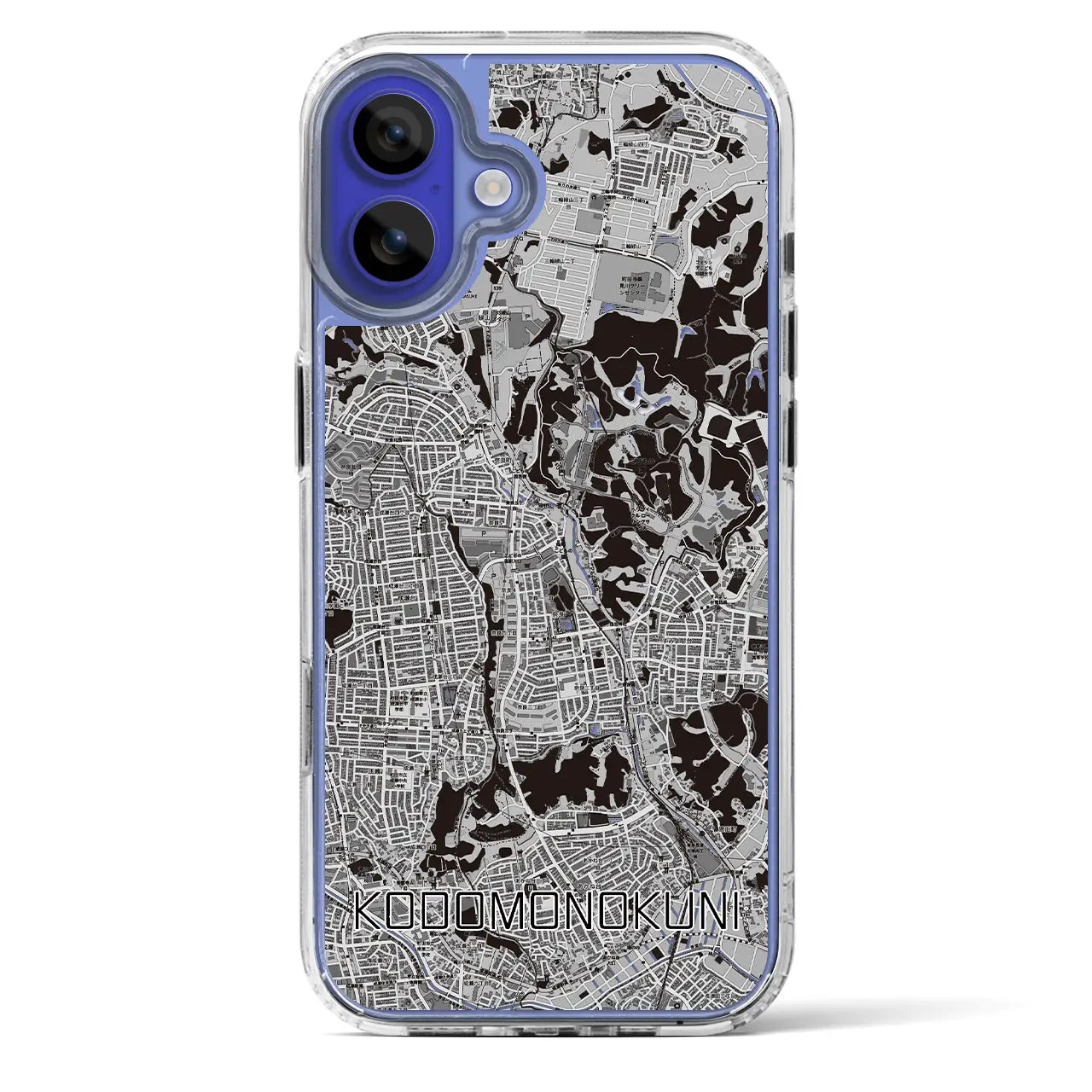 【こどもの国(神奈川県)】地図柄iPhoneケース(MagSafeタイプ)