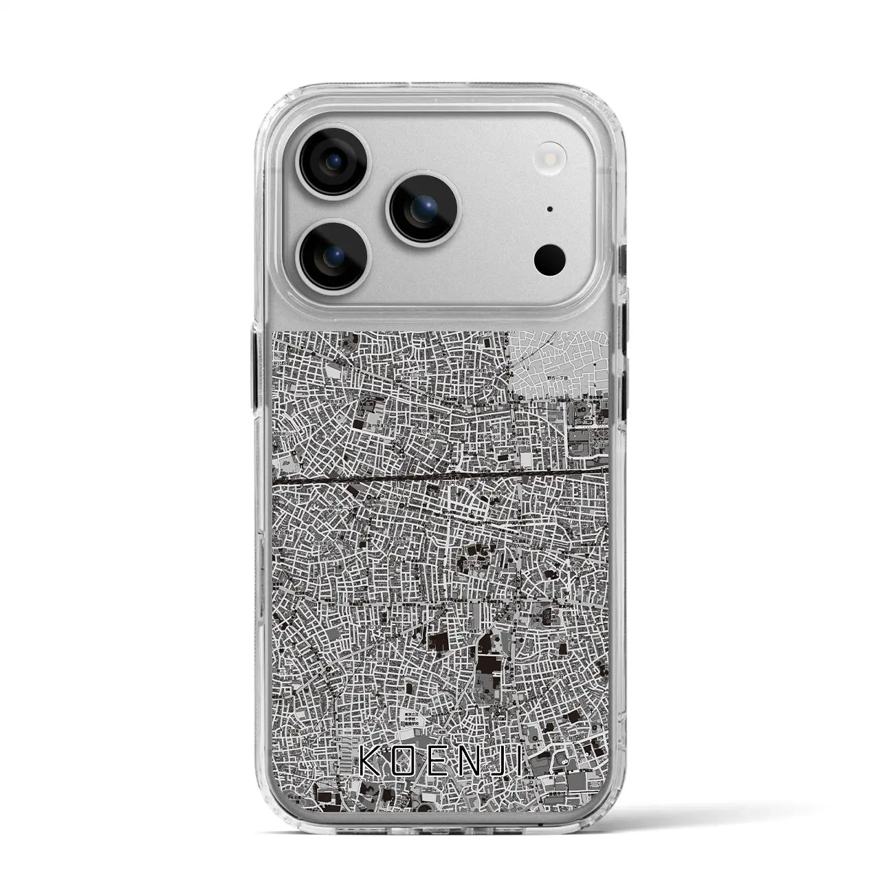 【高円寺2(東京都)】地図柄iPhoneケース(MagSafeタイプ)