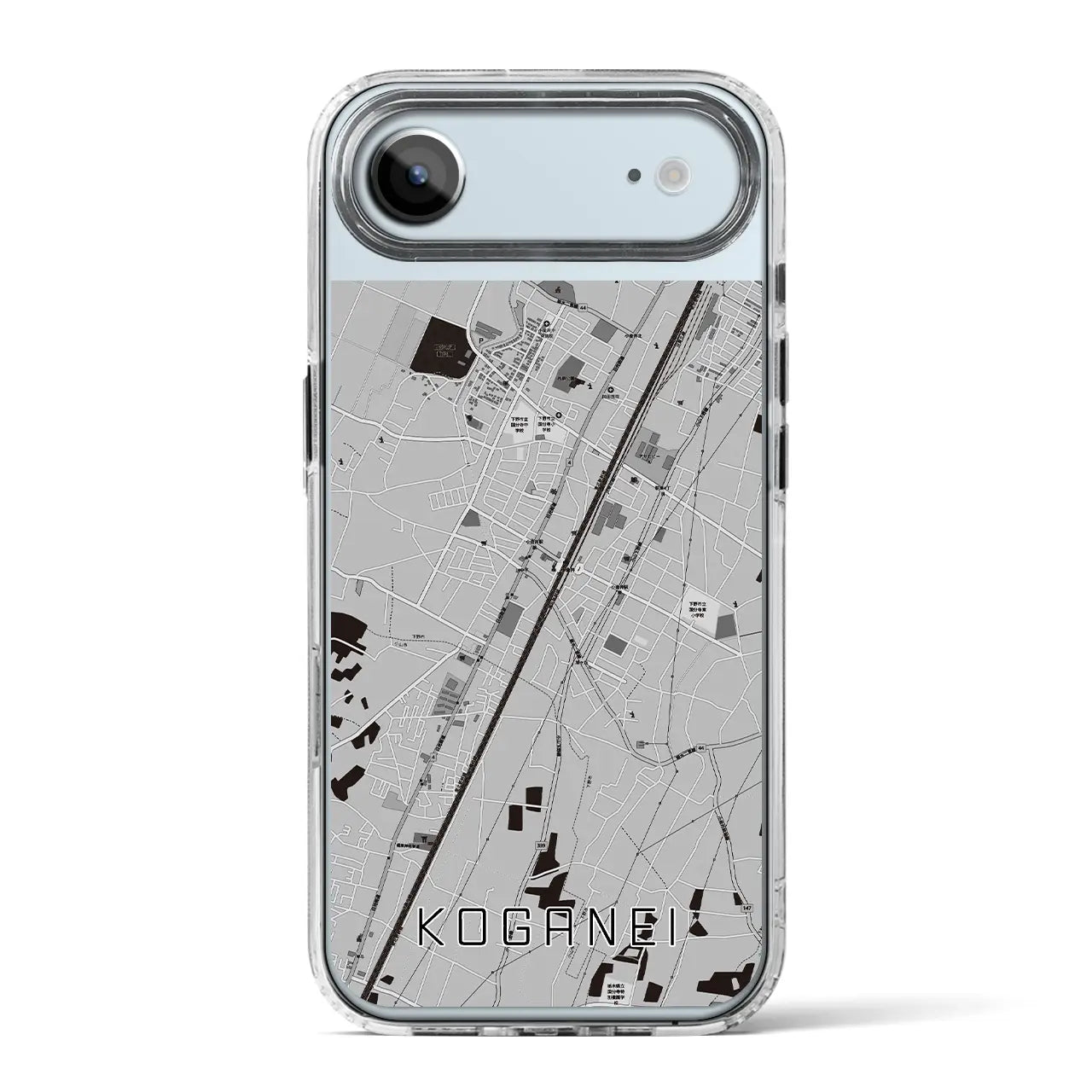 【小金井(栃木県)】地図柄iPhoneケース(MagSafeタイプ)