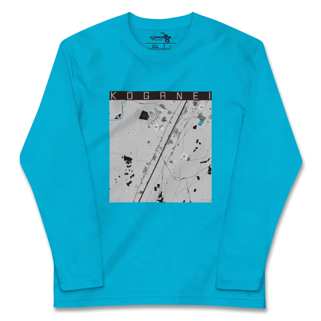 【小金井(栃木県)】地図柄ロングスリーブTシャツ