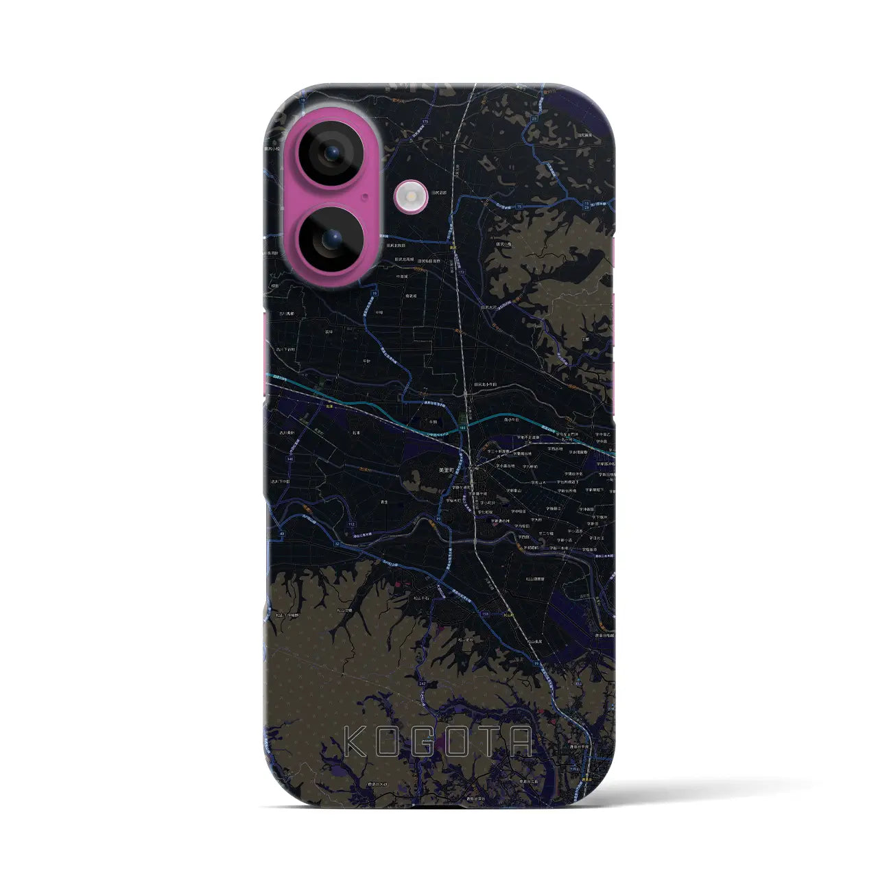 【小牛田(宮城県)】地図柄iPhoneケース(バックカバータイプ)