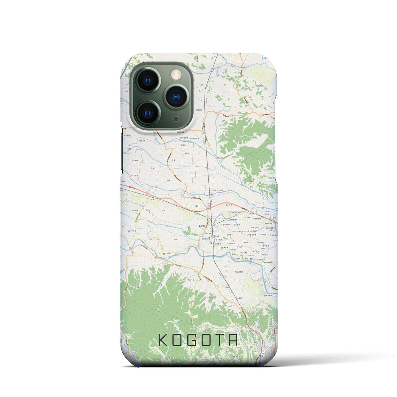 【小牛田(宮城県)】地図柄iPhoneケース(バックカバータイプ)