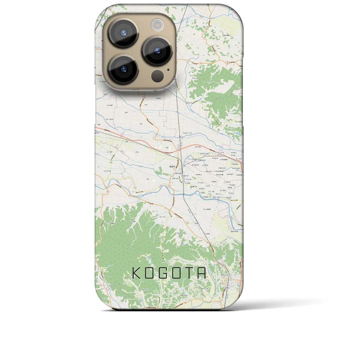 【小牛田(宮城県)】地図柄iPhoneケース(バックカバータイプ)