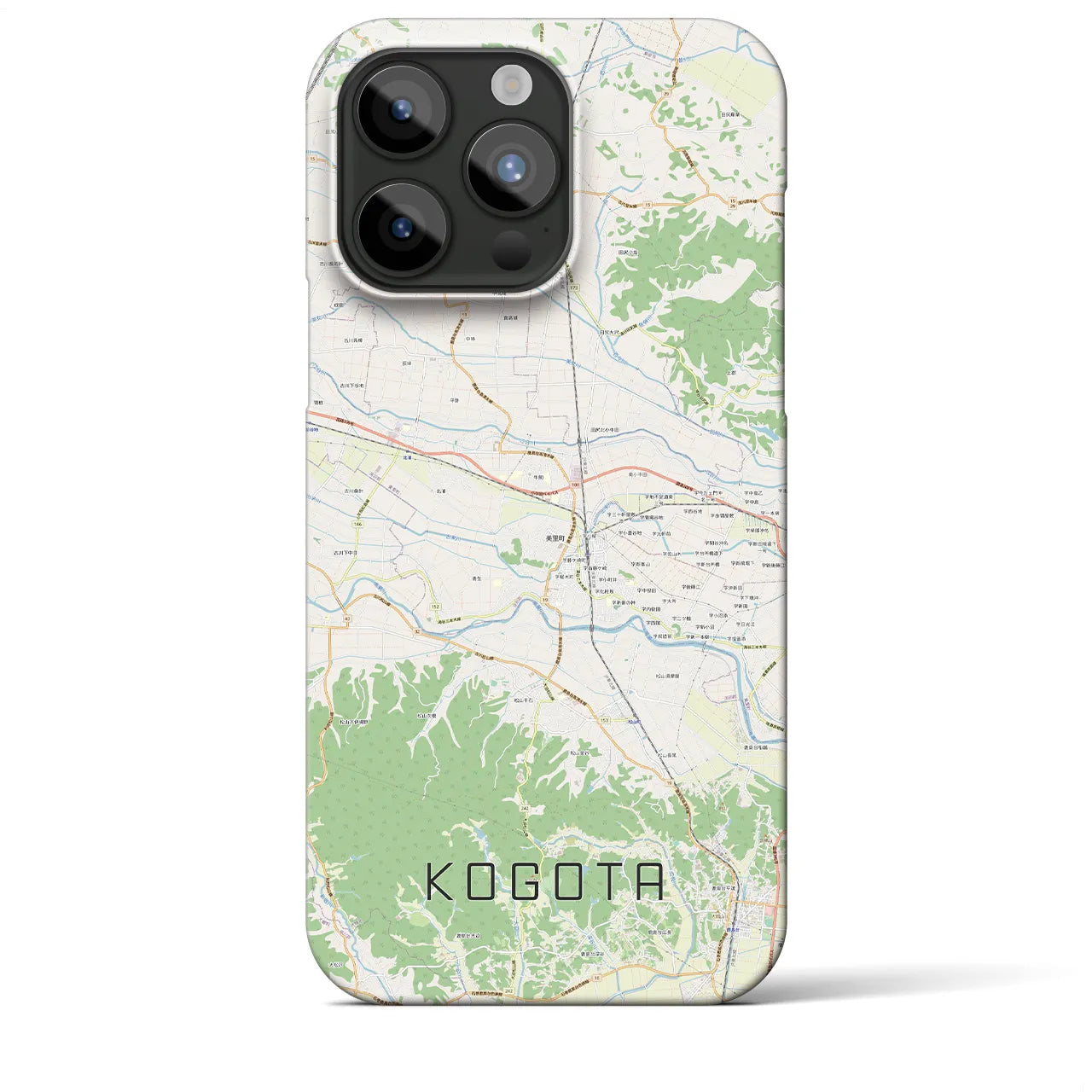 【小牛田(宮城県)】地図柄iPhoneケース(バックカバータイプ)