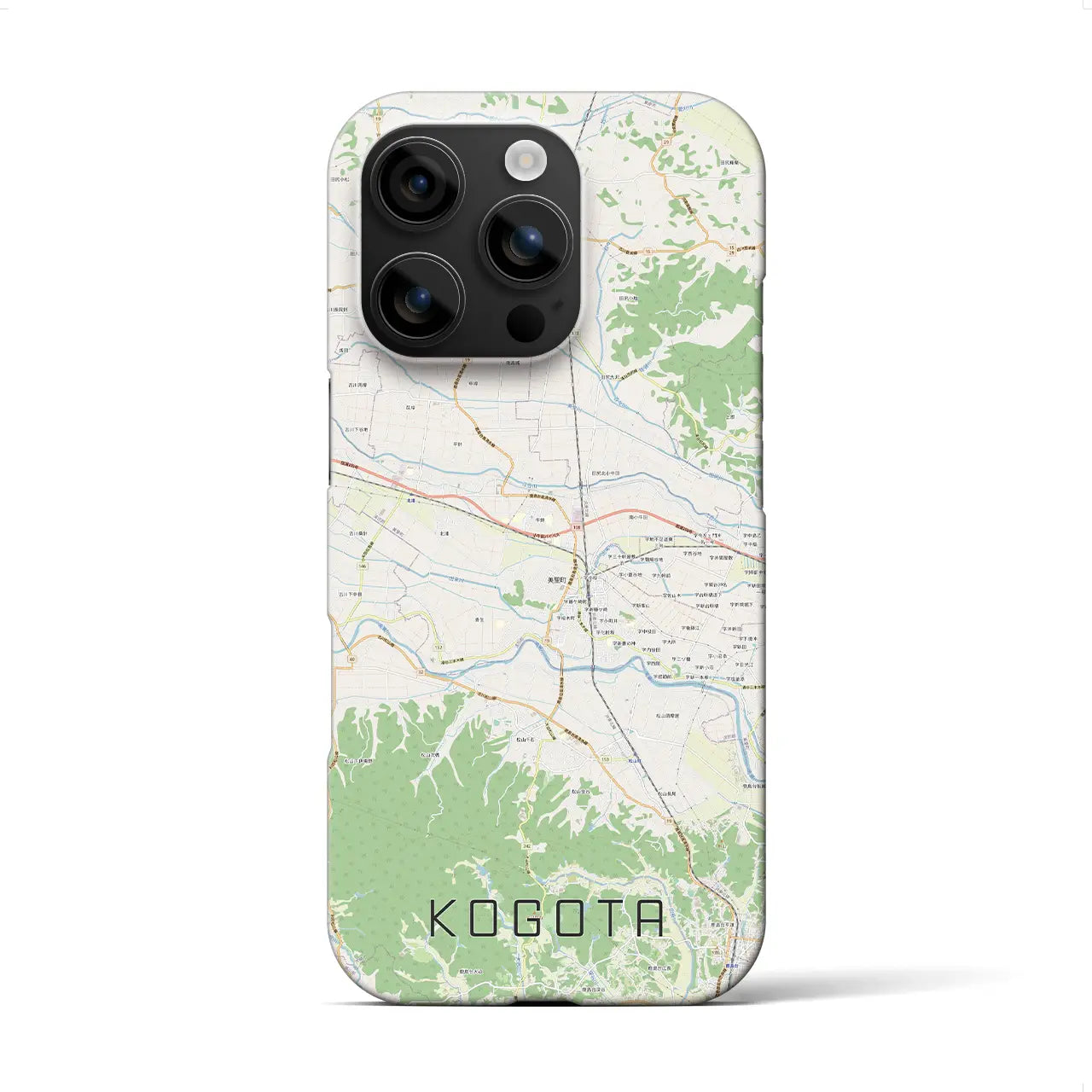 【小牛田(宮城県)】地図柄iPhoneケース(バックカバータイプ)