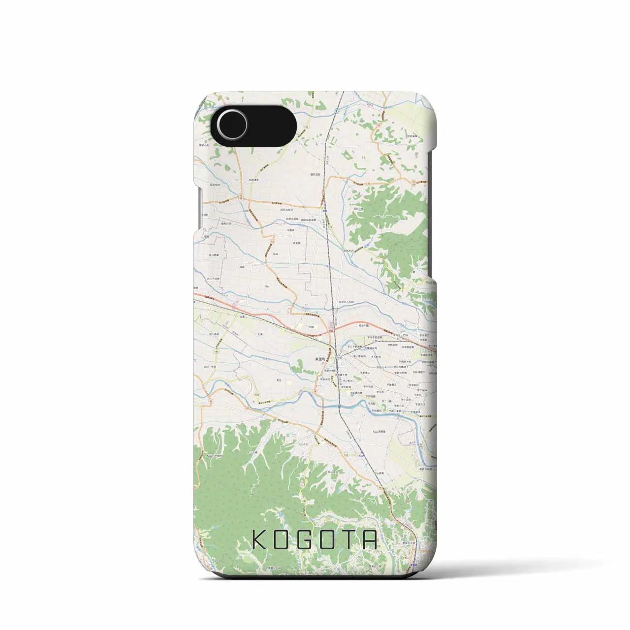 【小牛田(宮城県)】地図柄iPhoneケース(バックカバータイプ)