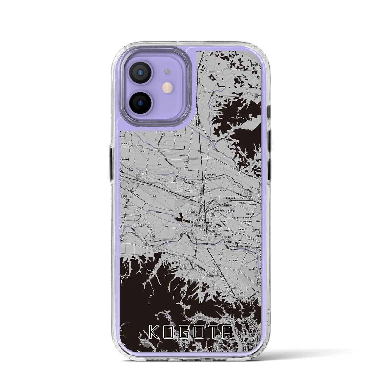 【小牛田(宮城県)】地図柄iPhoneケース(MagSafeタイプ)