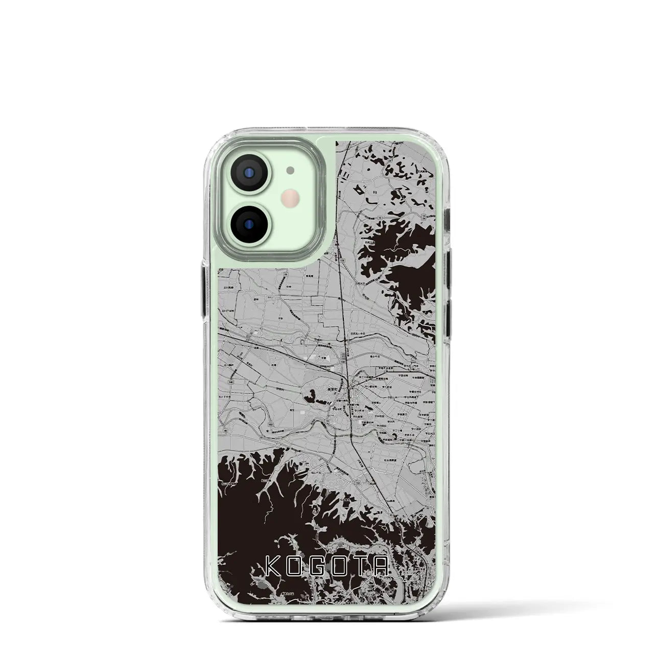 【小牛田(宮城県)】地図柄iPhoneケース(MagSafeタイプ)