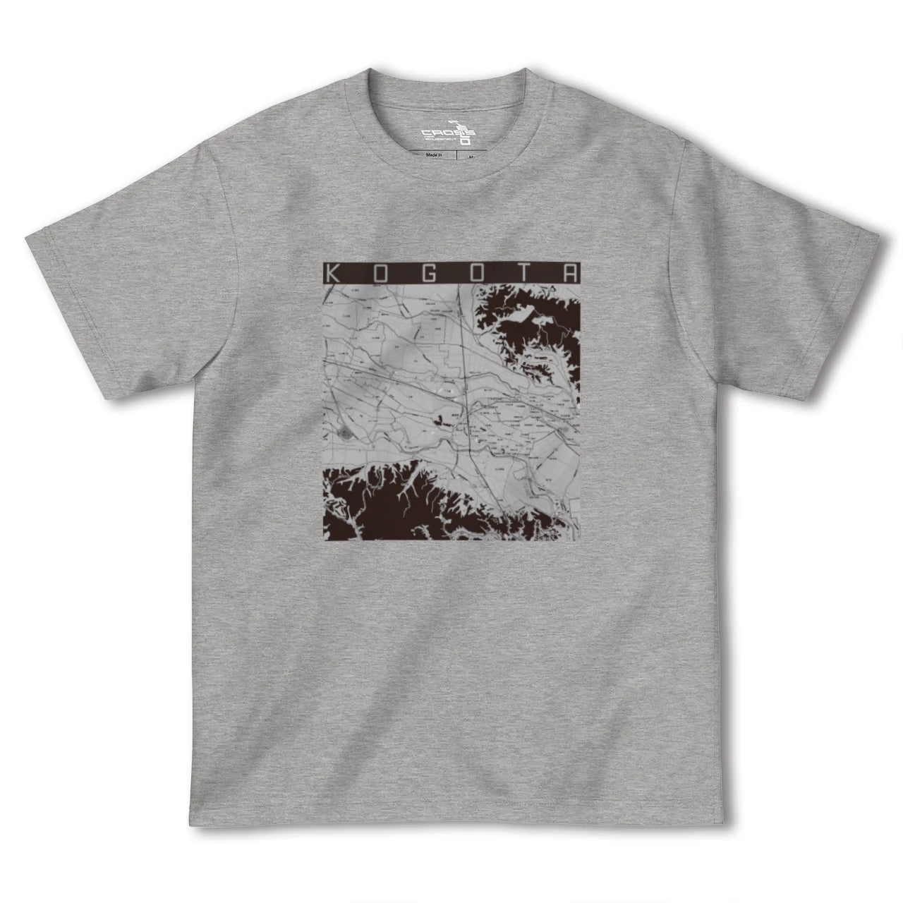 【小牛田(宮城県)】地図柄ヘビーウェイトTシャツ