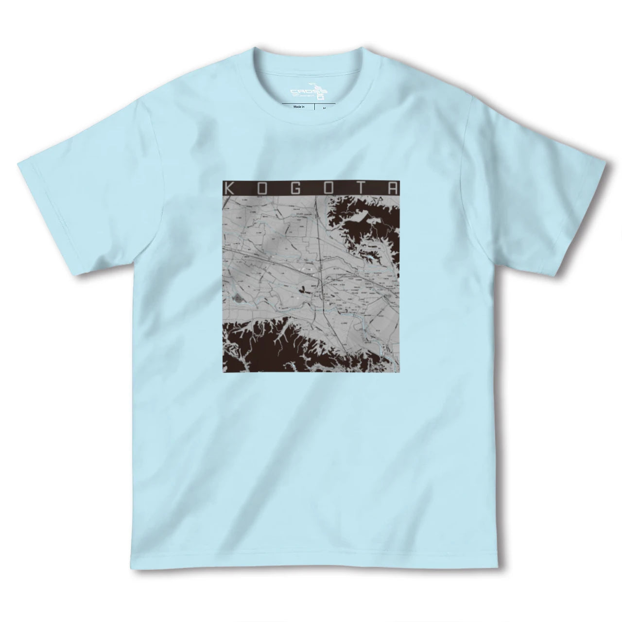 【小牛田(宮城県)】地図柄ヘビーウェイトTシャツ