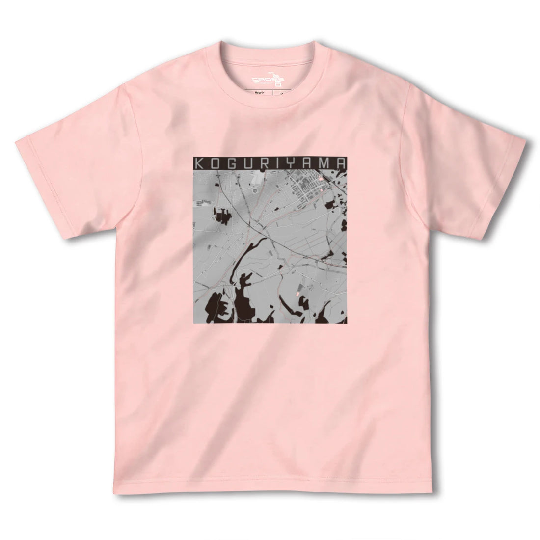 【小栗山(青森県)】地図柄ヘビーウェイトTシャツ