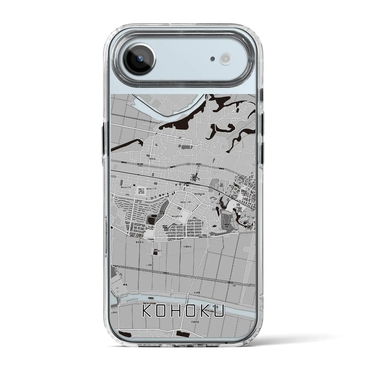 【湖北(千葉県)】地図柄iPhoneケース(MagSafeタイプ)
