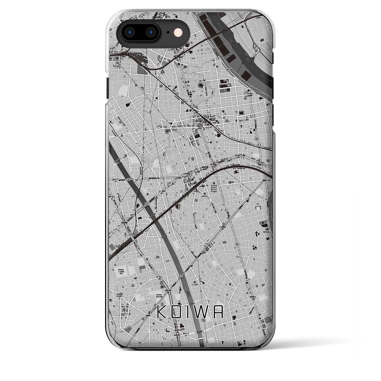 【小岩(東京都)】地図柄iPhoneケース(クリアタイプ)