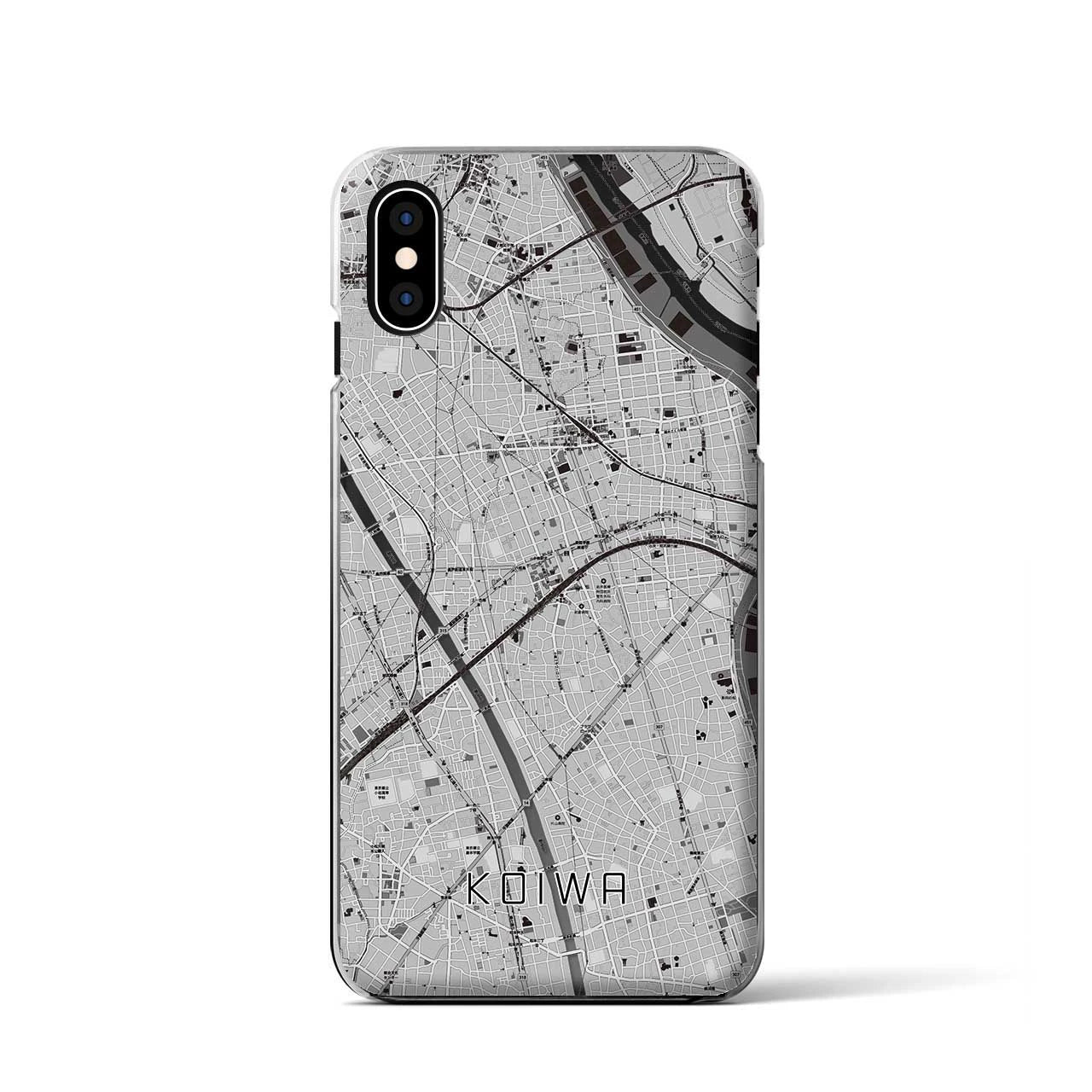 【小岩(東京都)】地図柄iPhoneケース(クリアタイプ)