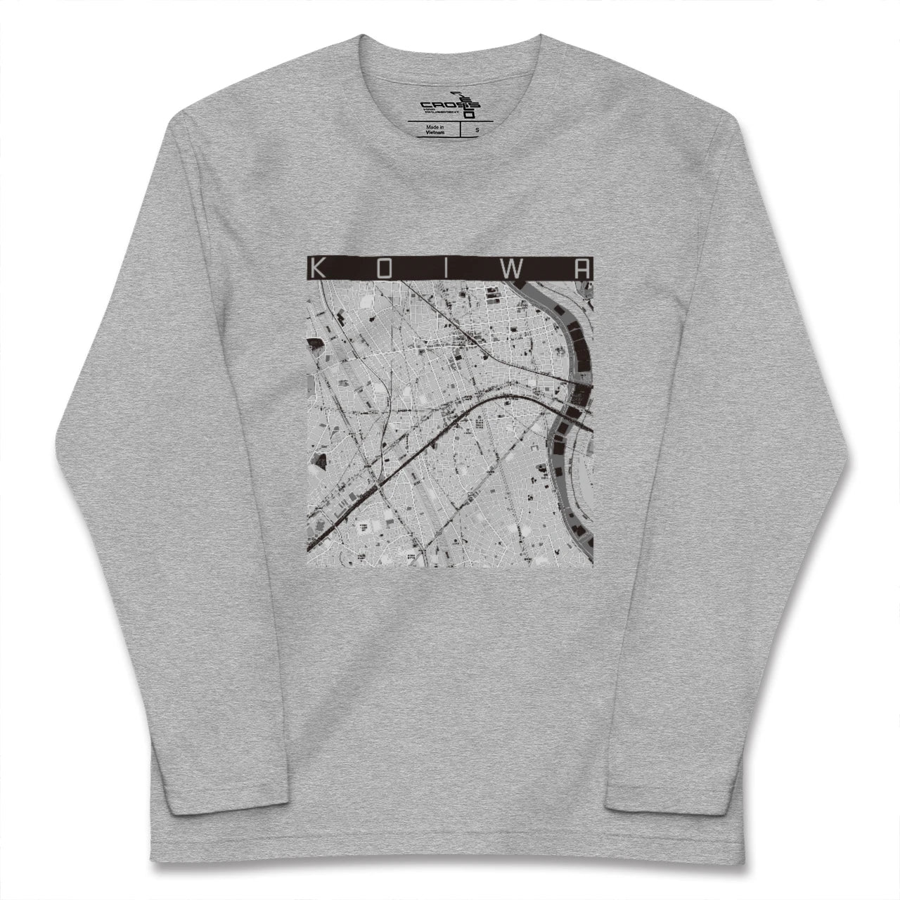 【小岩(東京都)】地図柄ロングスリーブTシャツ