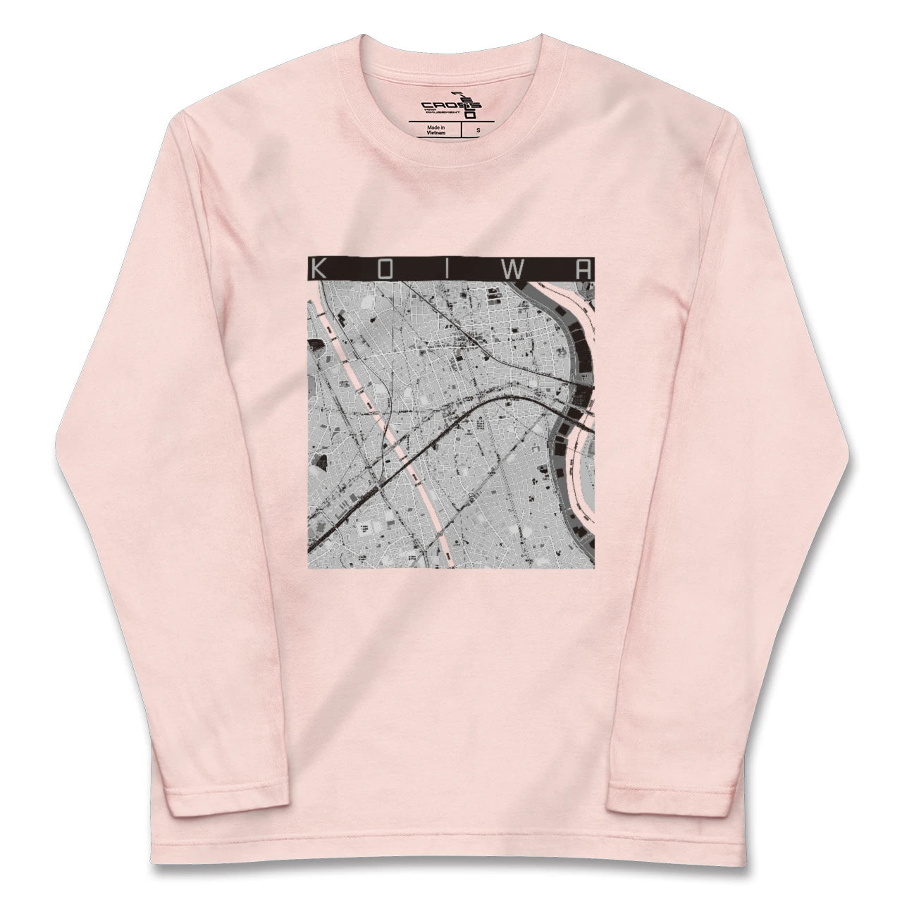 【小岩(東京都)】地図柄ロングスリーブTシャツ