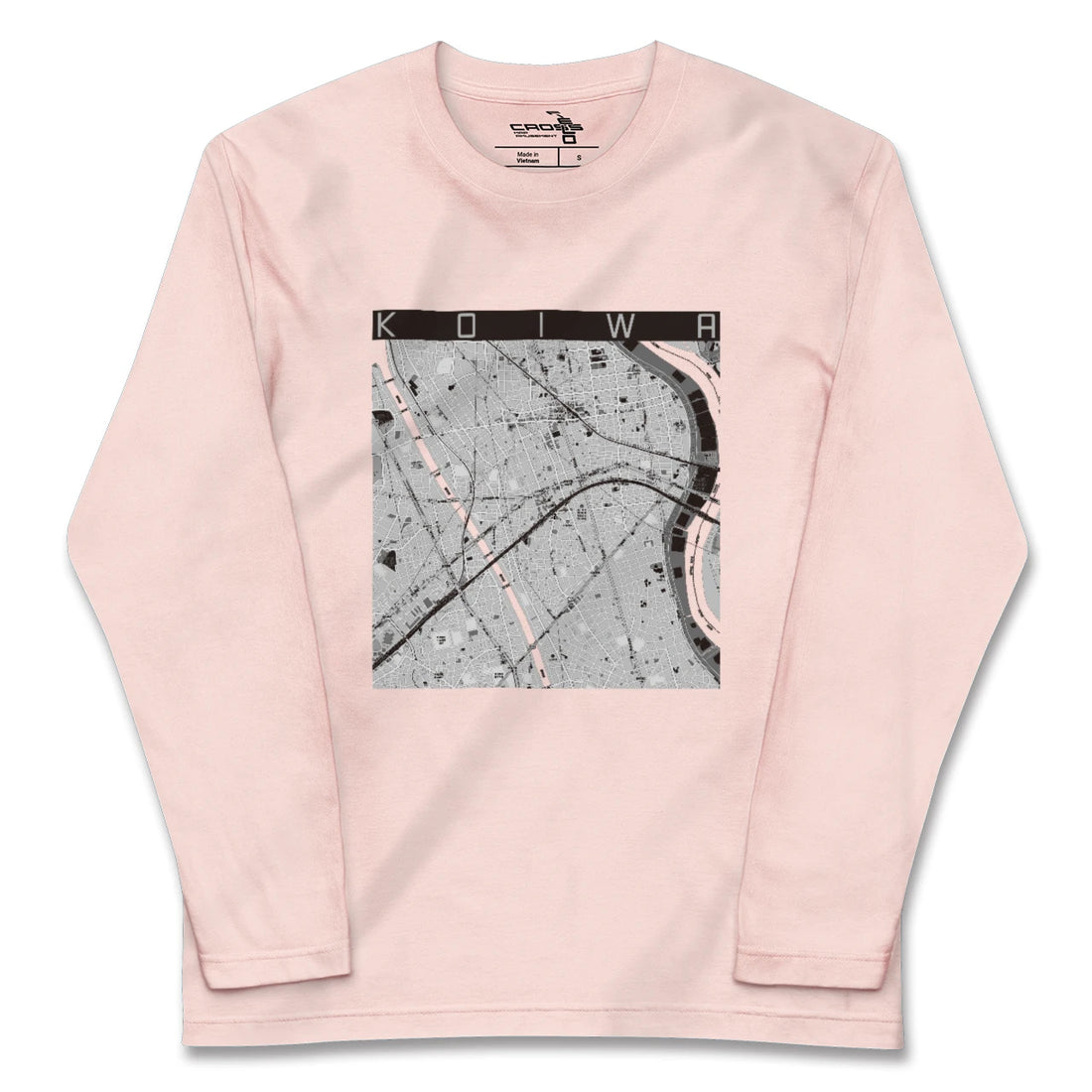 【小岩(東京都)】地図柄ロングスリーブTシャツ