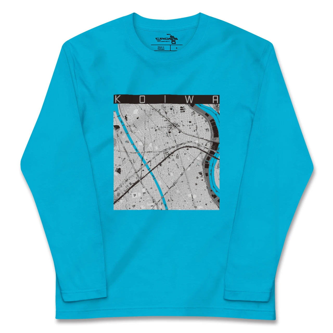 【小岩(東京都)】地図柄ロングスリーブTシャツ